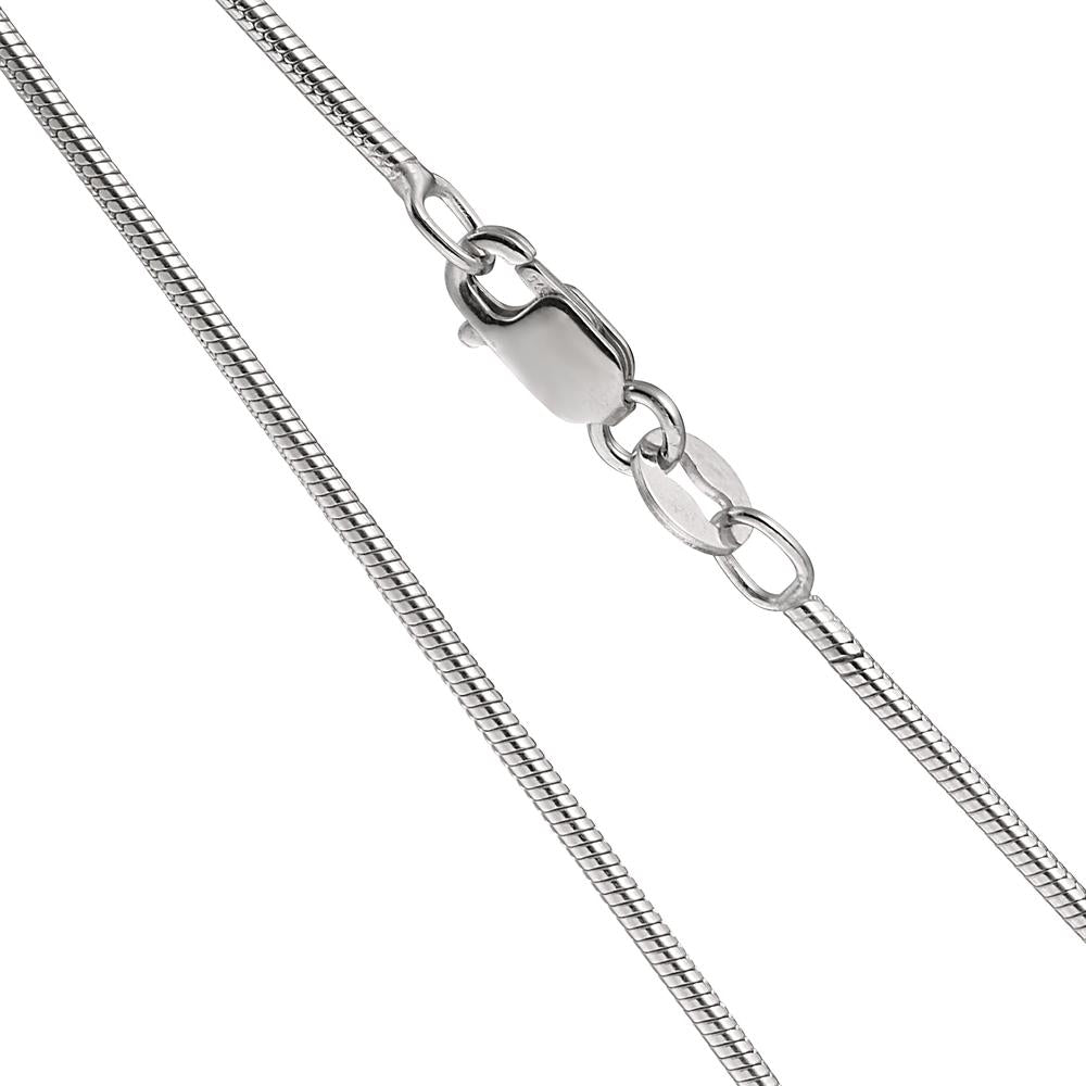 Catena Argento rodiato 45 cm