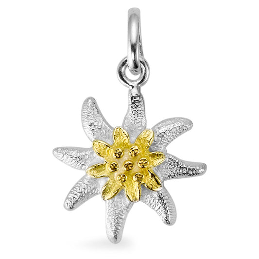 Ciondolo Argento Stella alpina Ø16 mm