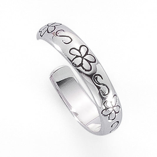 Anello per le dita dei piedi Argento