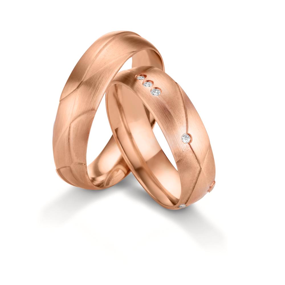 Anello del partner Oro rosa 750/18 carati