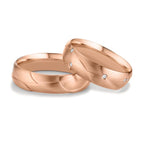 Anello del partner Oro rosa 750/18 carati