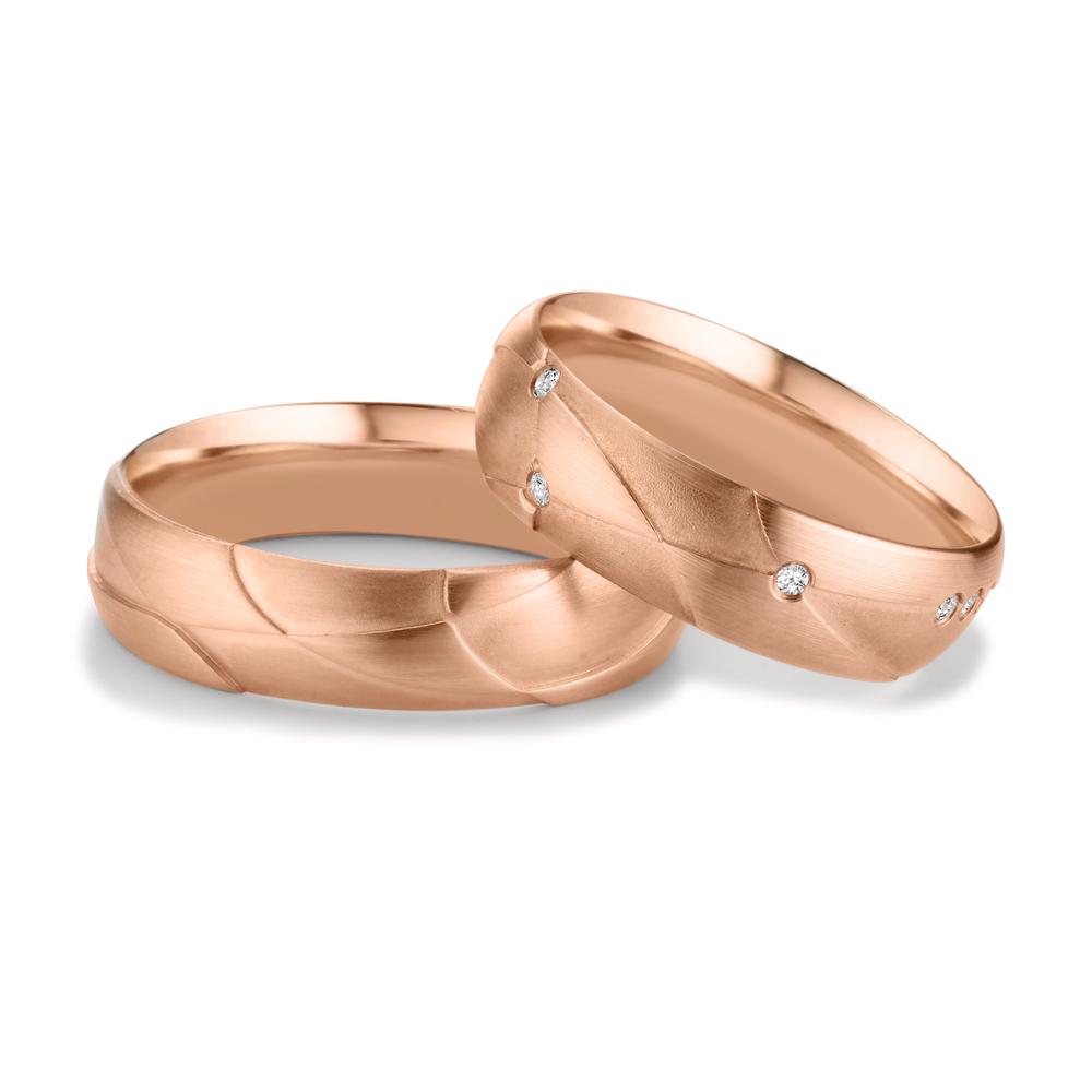 Anello del partner Oro rosa 750/18 carati