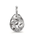 Ciondolo Oro bianco 750/18 carati Diamante 0.30 ct, 62 pietra, w-si