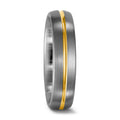 Anello 950 Palladio, Oro giallo 750/18 carati