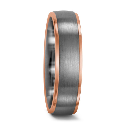 Anello 950 Palladio, Oro rosso 750/18 carati