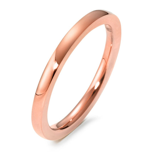 Anelli impilabili Acciaio inossidabile rosa rivestimento IP