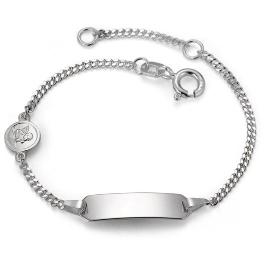 Bracciale con incisione Argento Angelo custode 12-14 cm