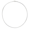 Collana Argento rodiato 42 cm Ø1.5 mm