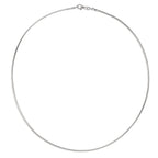Collana Argento rodiato 42 cm Ø1.5 mm