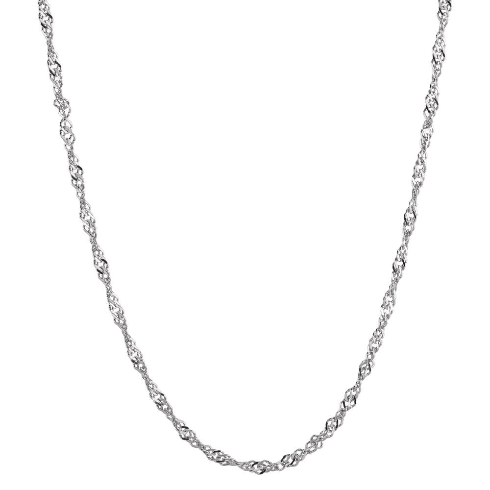 Collana Argento rodiato 42 cm