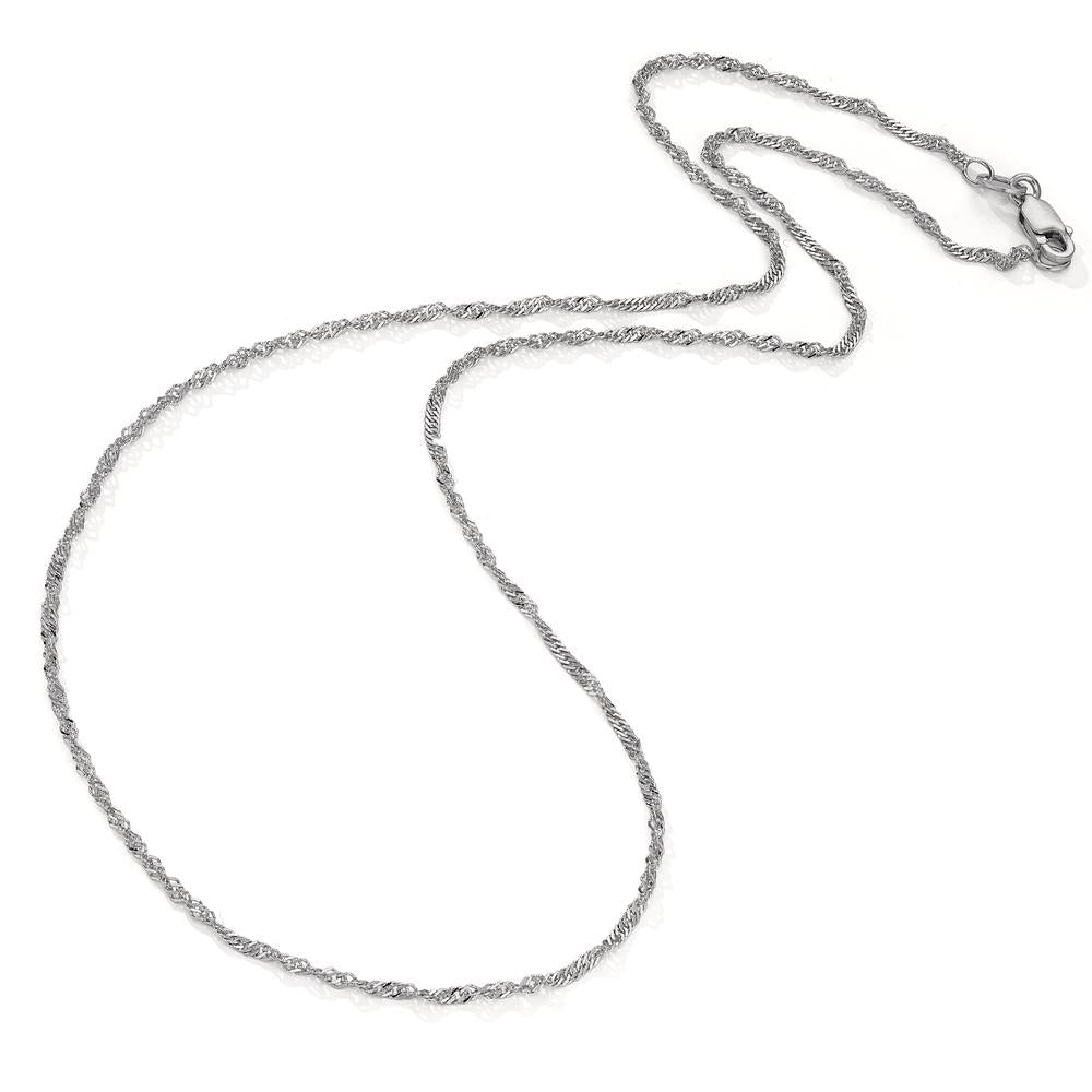 Collana Argento rodiato 42 cm