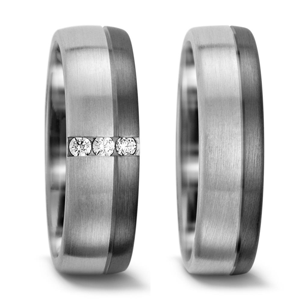 Anello del partner 500 Palladio, Oro bianco 375/9K