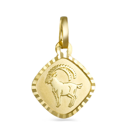 Ciondolo Oro giallo 750/18 carati Segno zodiacale Capricorno