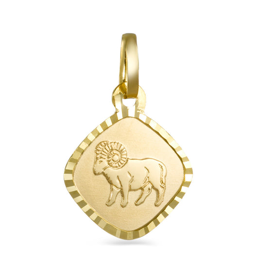 Ciondolo Oro giallo 750/18 carati Segno zodiacale Ariete