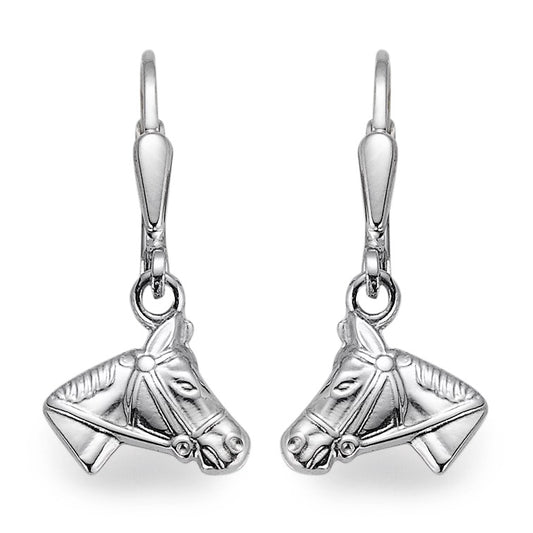 Orecchini Argento rodiato Cavallo