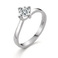 Anello solitario Oro bianco 750/18 carati Diamante bianco, 0.25 ct, [Brillant], w-si