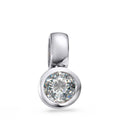 Ciondolo Oro bianco 750/18 carati Diamante bianco, 0.25 ct, [Brillant], w-si