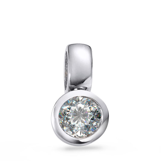 Ciondolo Oro bianco 750/18 carati Diamante bianco, 0.25 ct, [Brillant], w-si
