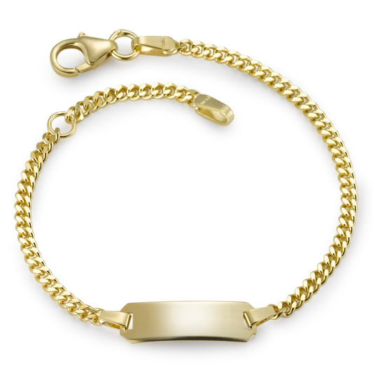 Bracciale con incisione Oro giallo 375/9K 14-16 cm