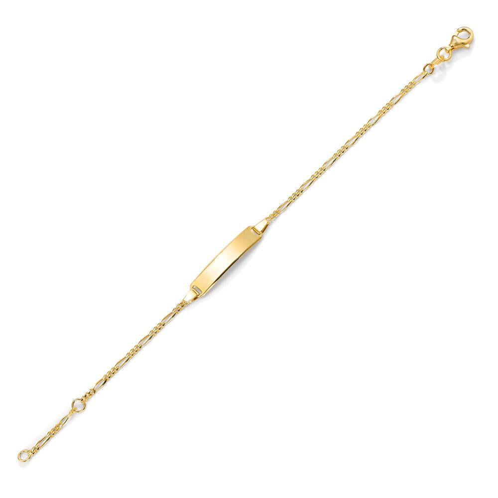 Bracciale con incisione Oro giallo 375/9K 12-14 cm