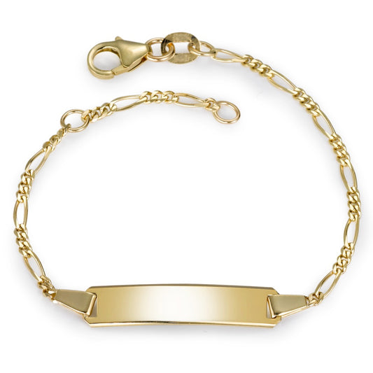 Bracciale con incisione Oro giallo 375/9K 16-18 cm