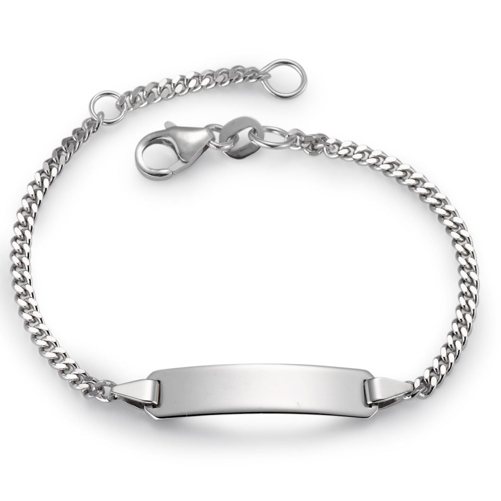 Bracciale con incisione Oro bianco 750/18 carati 16-18 cm
