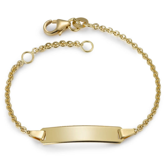 Bracciale con incisione Oro giallo 750/18 carati 14-16 cm Ø1.4 mm