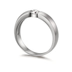 Anello solitario Oro bianco 750/18 carati Diamante bianco, 0.30 ct, w-si
