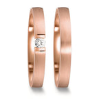 Anello del partner Oro rosa 585/14 kt
