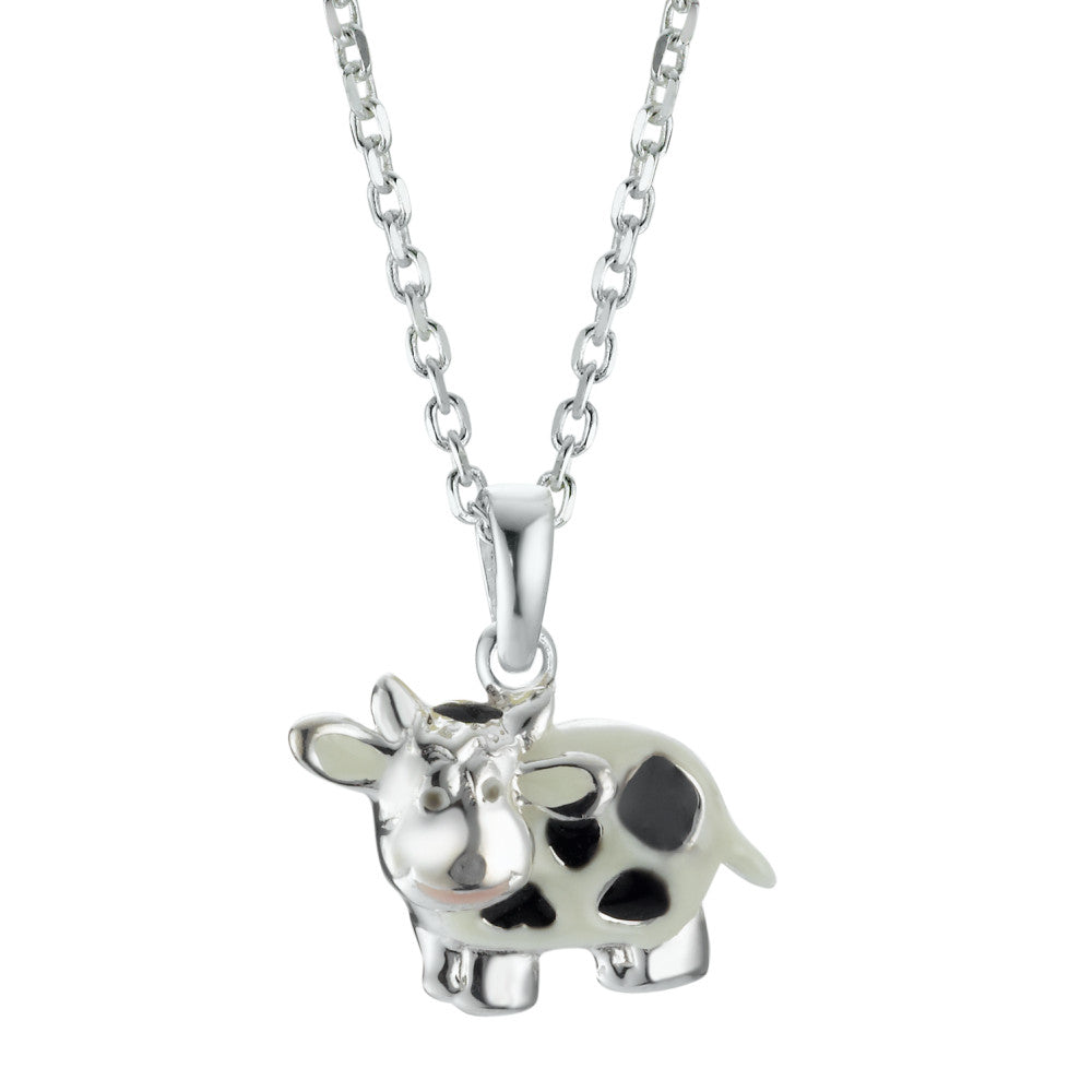 Catena con ciondolo Argento Mucca 36-38 cm