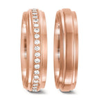 Anello del partner Oro rosa 750/18 carati