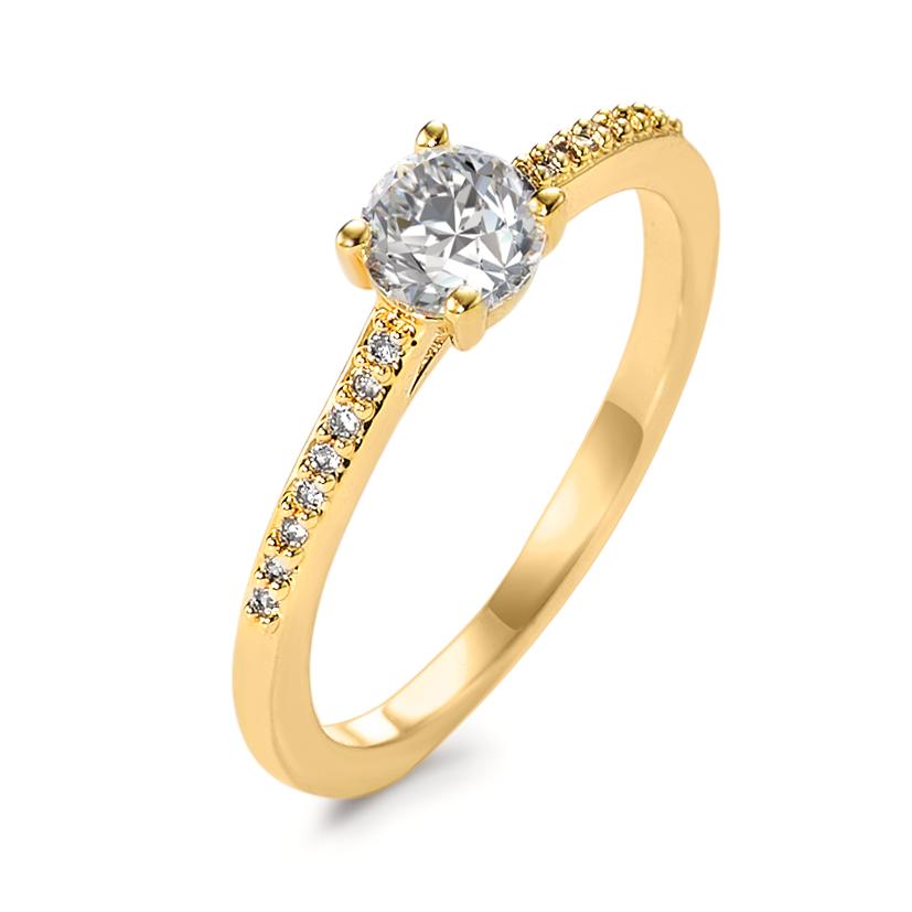 Anello solitario Bronzo Zirconia 17 pietra Ø5 mm