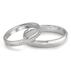 Anello del partner Oro bianco 750/18 carati