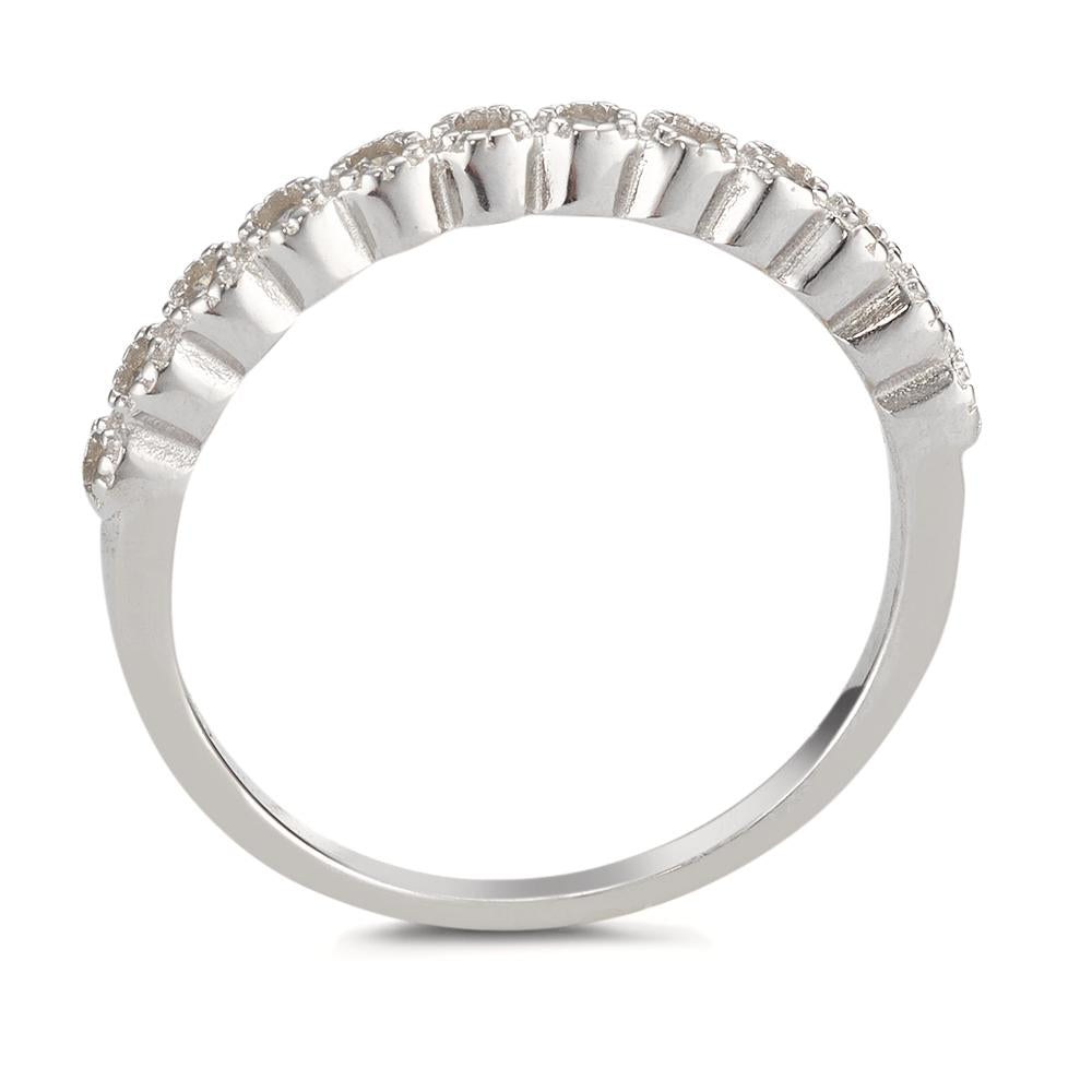 Anelli di memoria Argento Zirconia 12 pietra rodiato