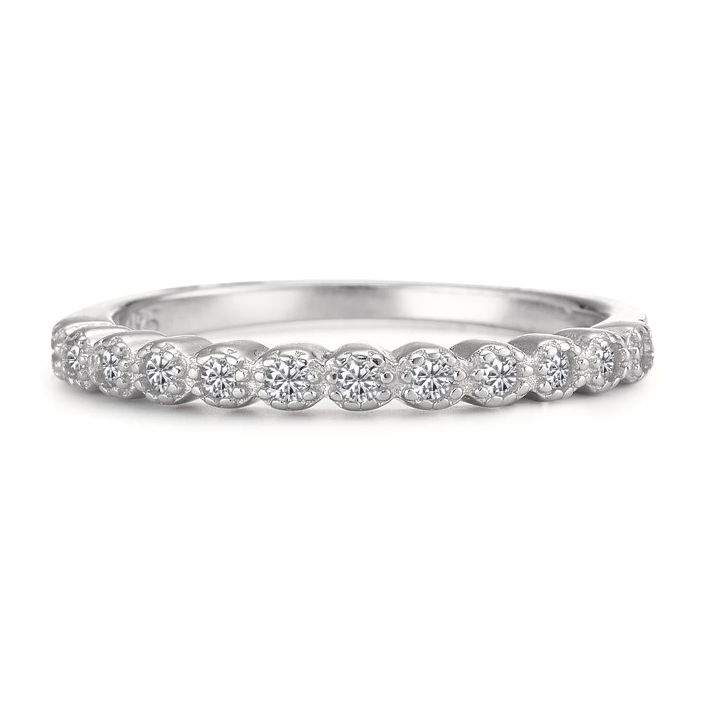 Anelli di memoria Argento Zirconia 12 pietra rodiato