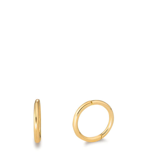 Orecchini circolari Oro giallo 750/18 carati Ø8 mm
