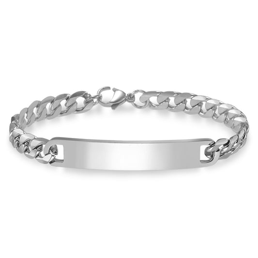 Bracciale con incisione Acciaio inossidabile 19 cm
