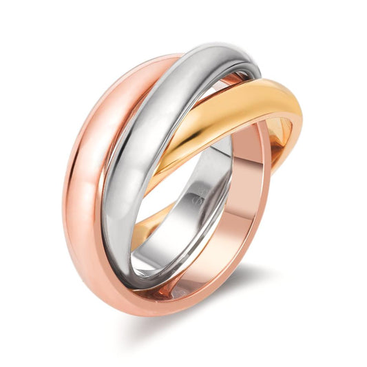 Anello Acciaio inossidabile tricolore
