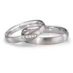 Anello del partner Oro bianco 750/18 carati