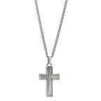 Catena con ciondolo Acciaio inossidabile Croce 55 cm