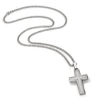 Catena con ciondolo Acciaio inossidabile Croce 55 cm