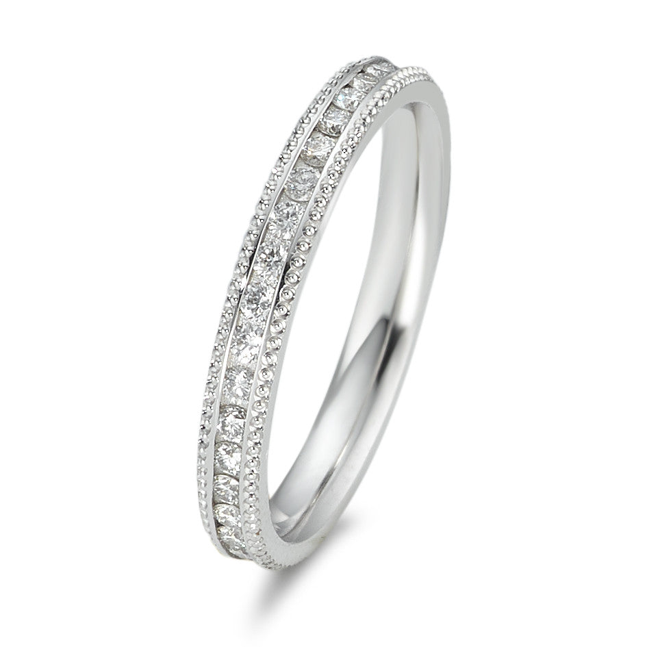 Anelli di memoria Oro bianco 750/18 carati Diamante 0.532 ct, 38 pietra, w-si