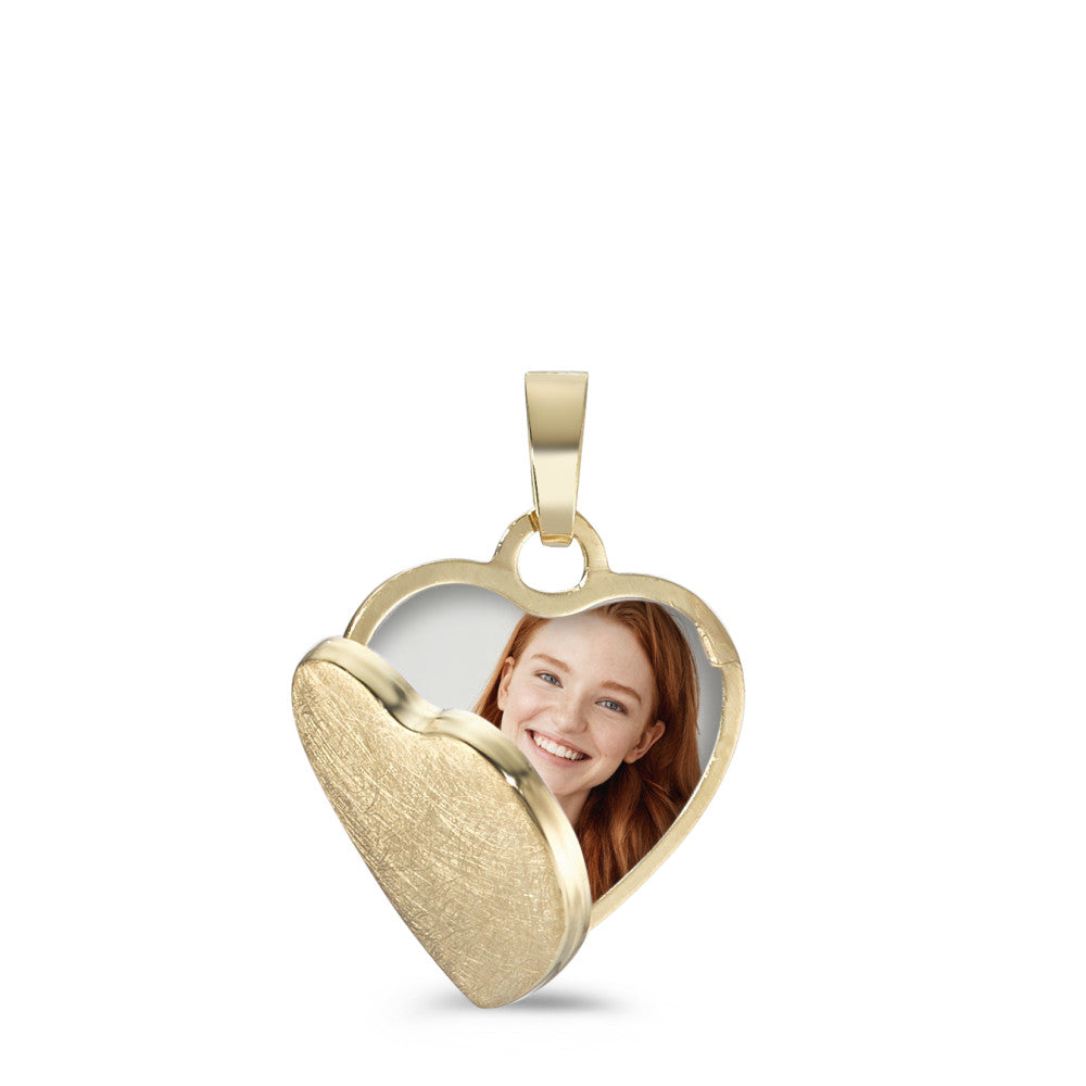 Medaglione Oro giallo 375/9K Cuore Ø13 mm