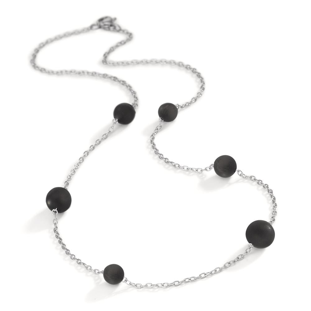 Collana Acciaio inossidabile, Carbonio 80 cm