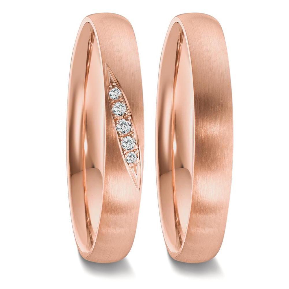 Anello del partner Oro rosso 750/18 carati