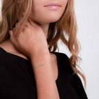Bracciale Argento rodiato Infinito