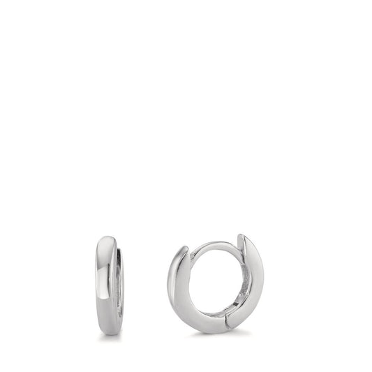 Orecchini circolari Argento rodiato