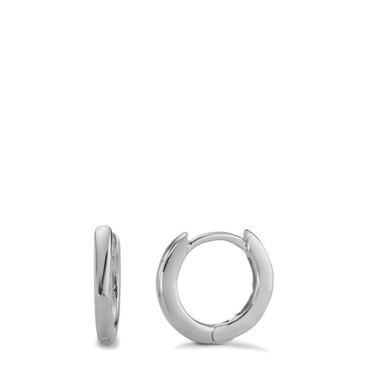 Orecchini circolari Argento rodiato