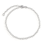 Bracciale Argento rodiato Cuore
