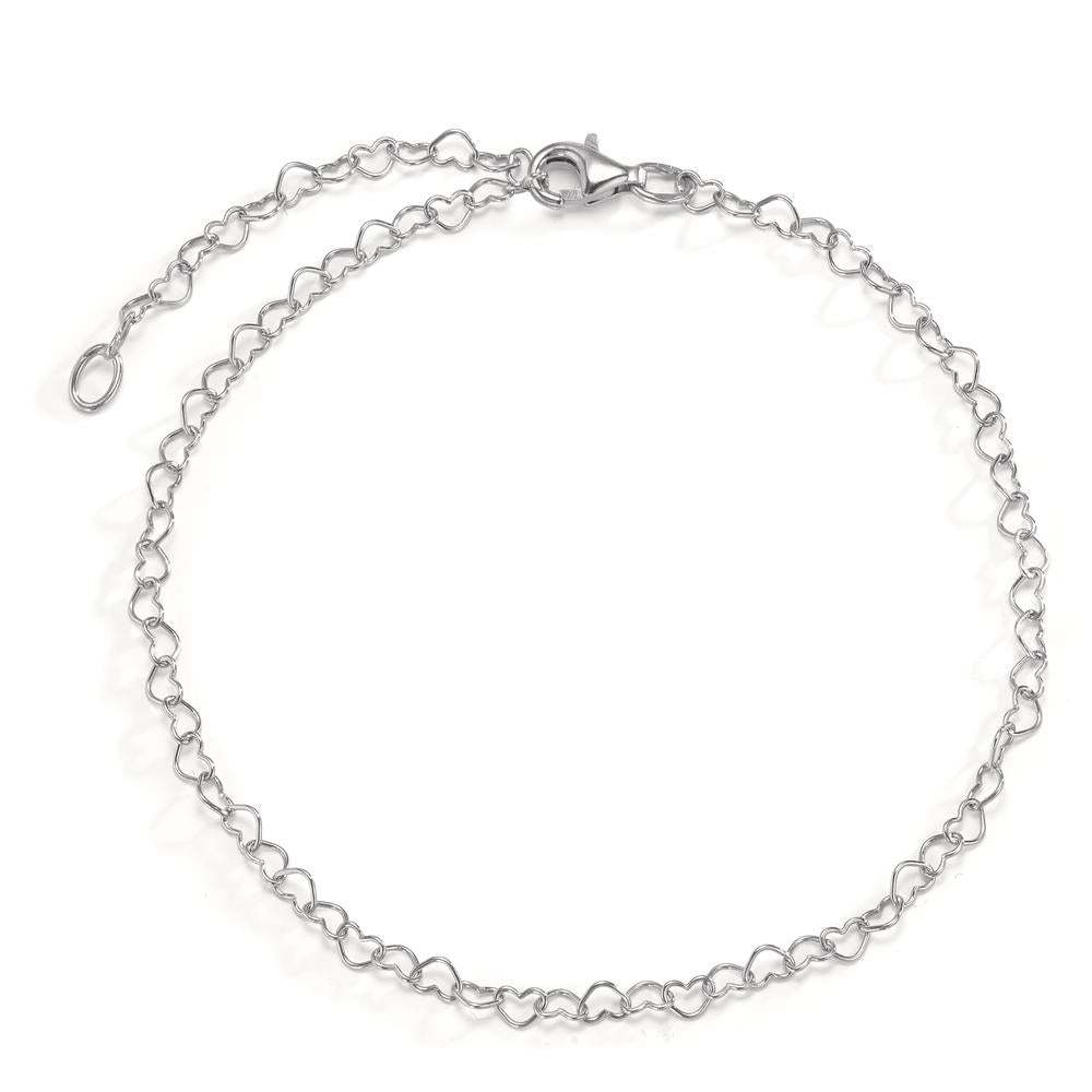 Bracciale Argento rodiato Cuore